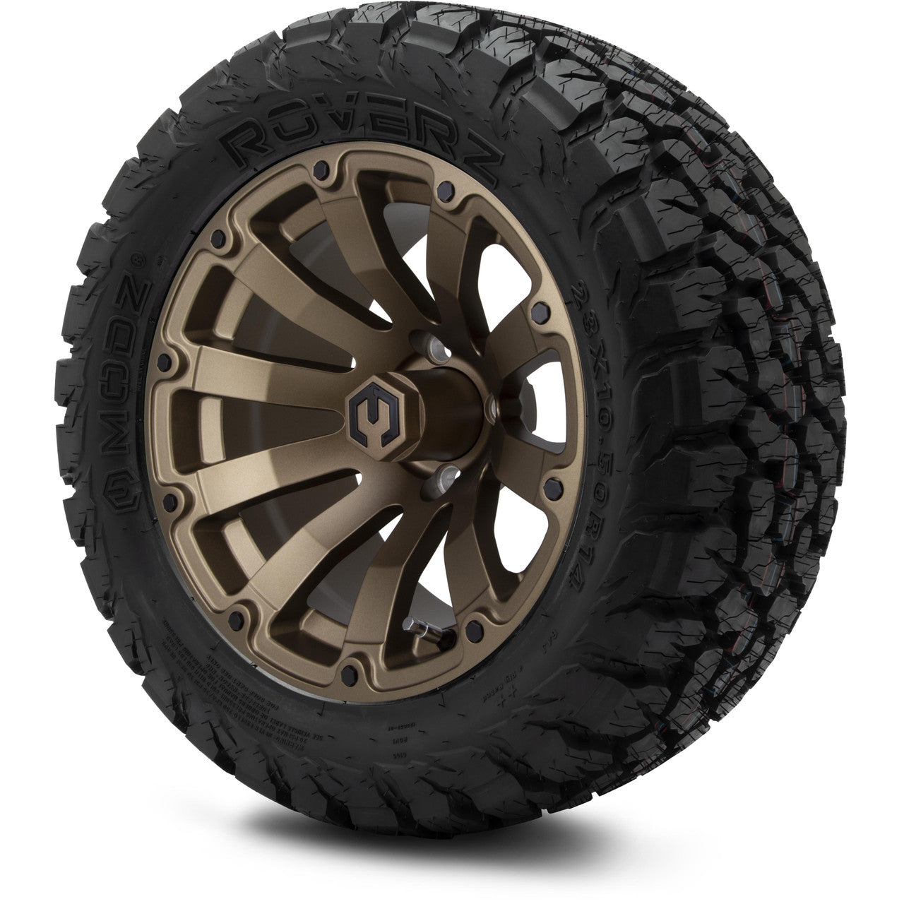14" MODZ Bomber Matte Bronze - Tire and Wheel Combo