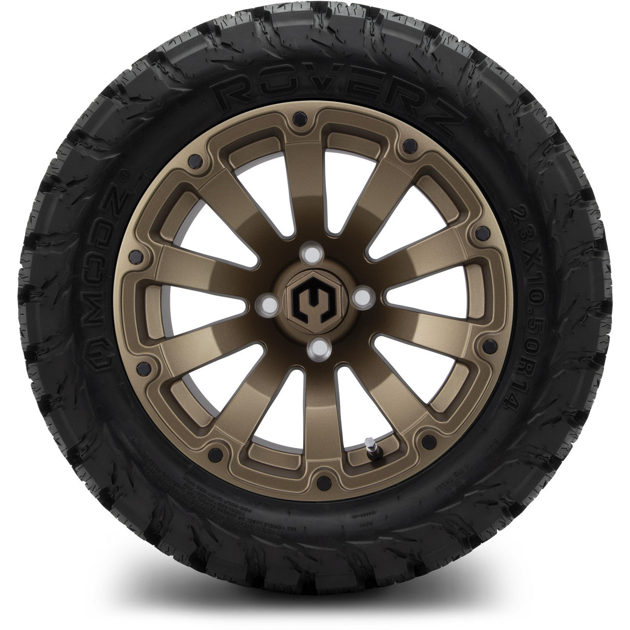 14" MODZ Bomber Matte Bronze - Tire and Wheel Combo