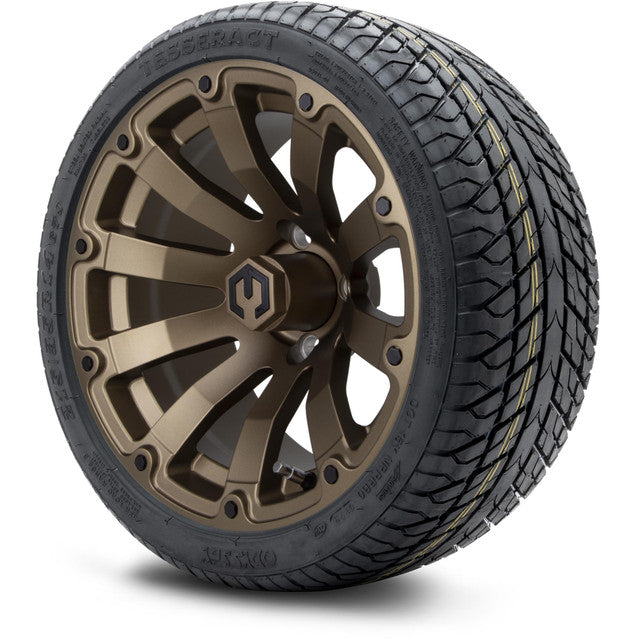 14" MODZ Bomber Matte Bronze - Tire and Wheel Combo