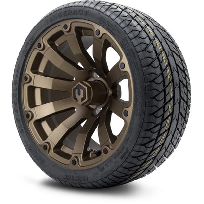 14" MODZ Bomber Matte Bronze - Tire and Wheel Combo