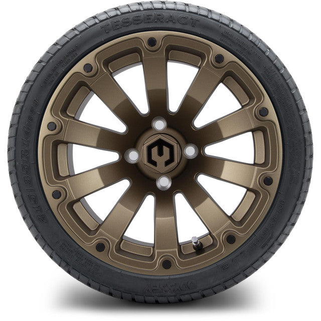 14" MODZ Bomber Matte Bronze - Tire and Wheel Combo