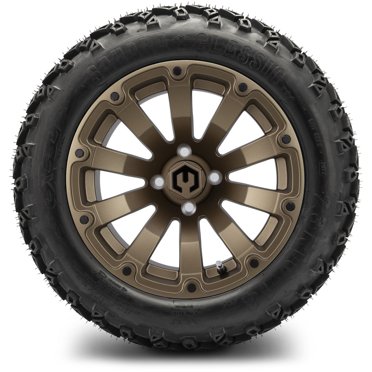 14" MODZ Bomber Matte Bronze - Tire and Wheel Combo