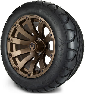 14" MODZ Bomber Matte Bronze - Tire and Wheel Combo