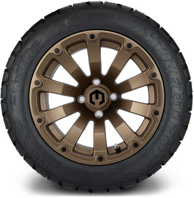 14" MODZ Bomber Matte Bronze - Tire and Wheel Combo