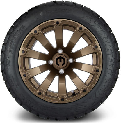 14" MODZ Bomber Matte Bronze - Tire and Wheel Combo