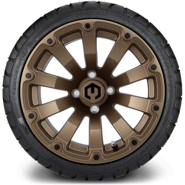 14" MODZ Bomber Matte Bronze - Tire and Wheel Combo