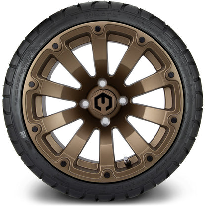 14" MODZ Bomber Matte Bronze - Tire and Wheel Combo