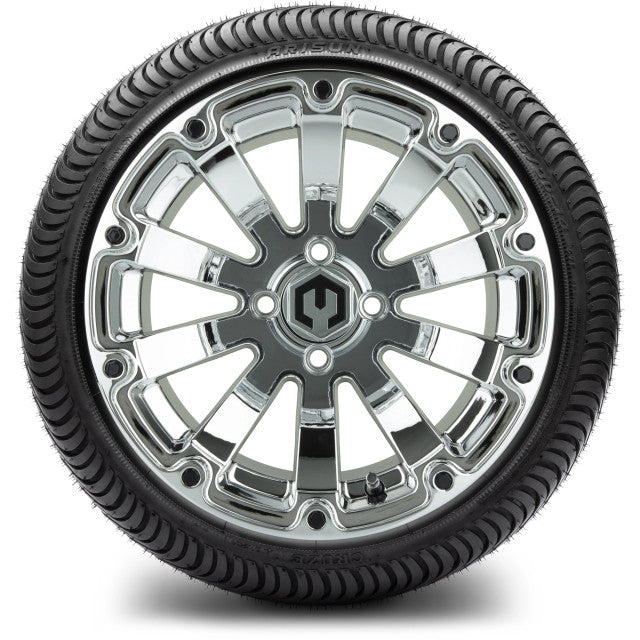 14" MODZ Bomber Chrome - Tire and Wheel Combo