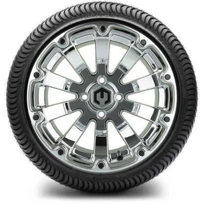 14" MODZ Bomber Chrome - Tire and Wheel Combo