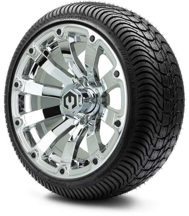 14" MODZ Bomber Chrome - Tire and Wheel Combo