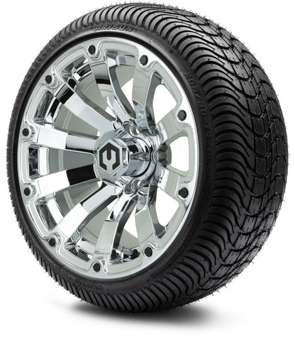 14" MODZ Bomber Chrome - Tire and Wheel Combo