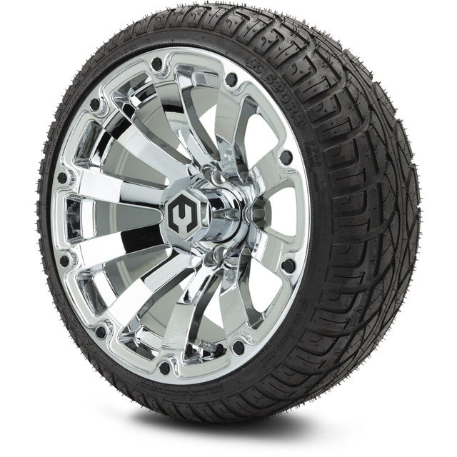 14" MODZ Bomber Chrome - Tire and Wheel Combo