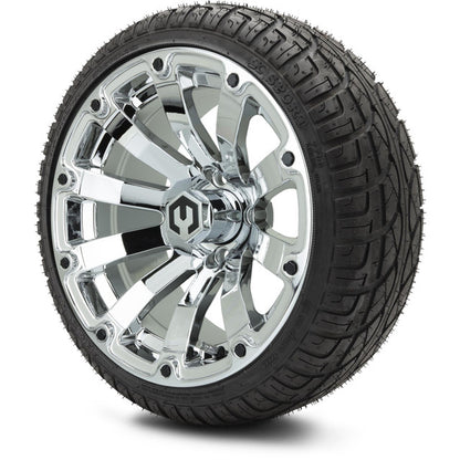 14" MODZ Bomber Chrome - Tire and Wheel Combo