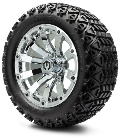 14" MODZ Bomber Chrome - Tire and Wheel Combo