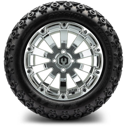 14" MODZ Bomber Chrome - Tire and Wheel Combo