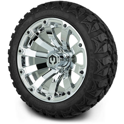 14" MODZ Bomber Chrome - Tire and Wheel Combo