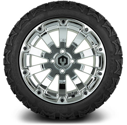 14" MODZ Bomber Chrome - Tire and Wheel Combo