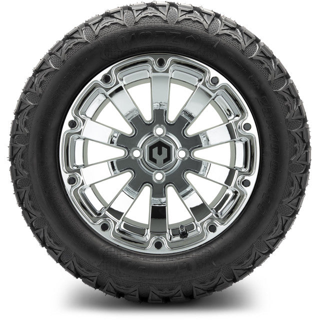 14" MODZ Bomber Chrome - Tire and Wheel Combo