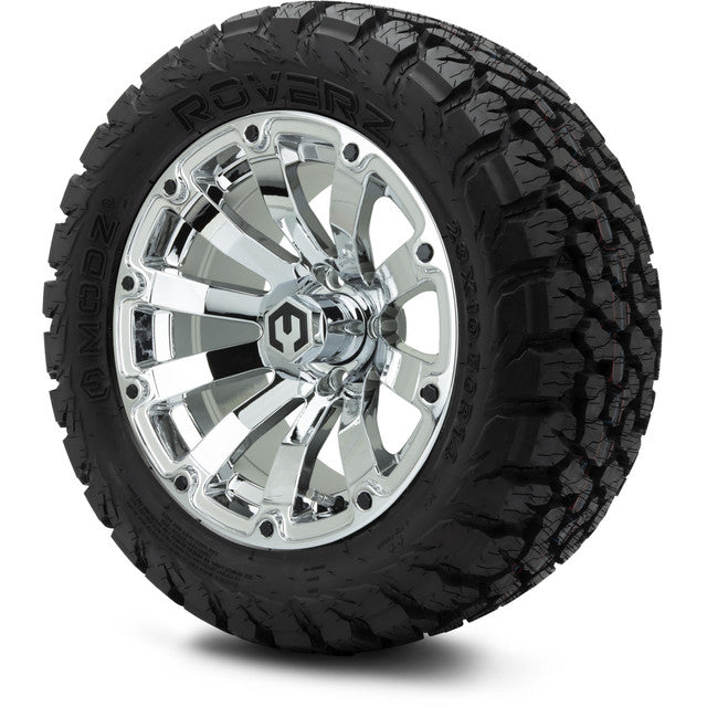 14" MODZ Bomber Chrome - Tire and Wheel Combo
