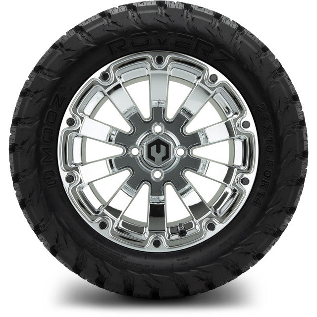 14" MODZ Bomber Chrome - Tire and Wheel Combo