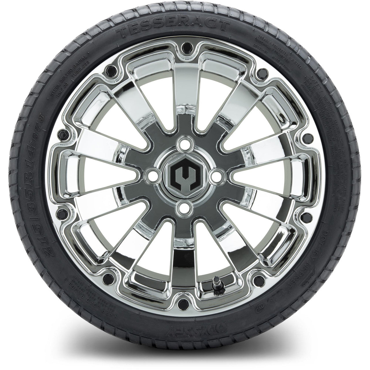 14" MODZ Bomber Chrome - Tire and Wheel Combo