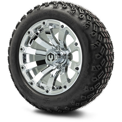 14" MODZ Bomber Chrome - Tire and Wheel Combo