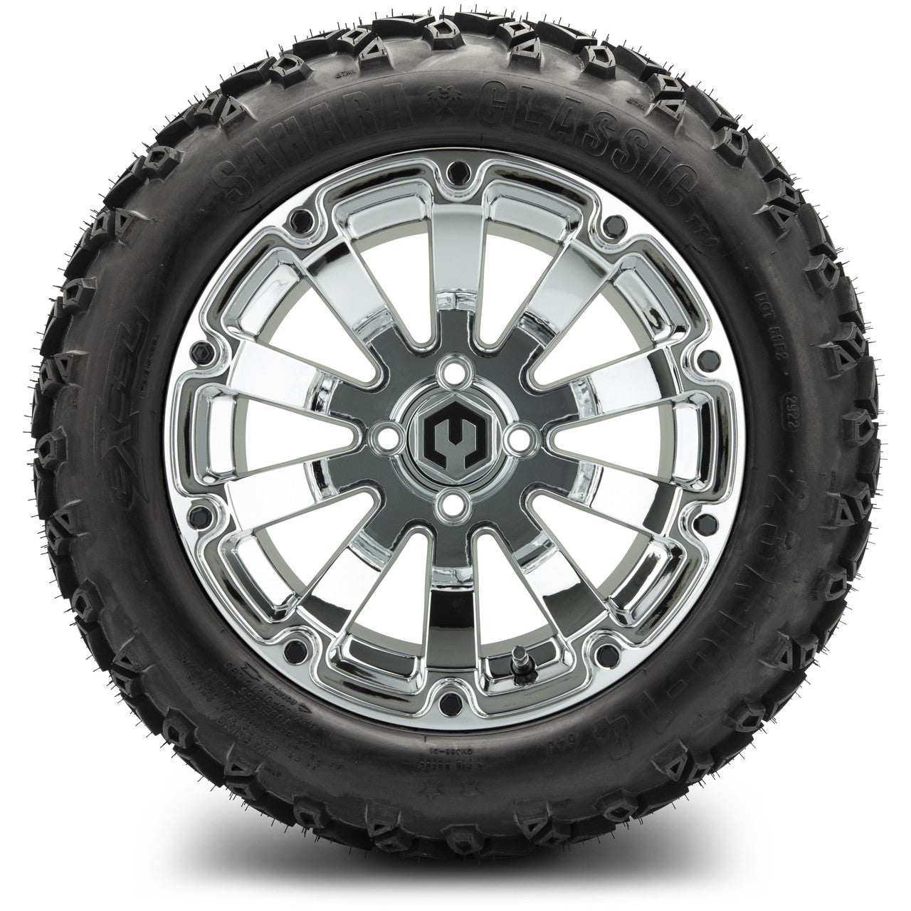 14" MODZ Bomber Chrome - Tire and Wheel Combo