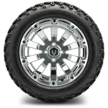 14" MODZ Bomber Chrome - Tire and Wheel Combo