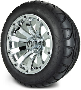 14" MODZ Bomber Chrome - Tire and Wheel Combo