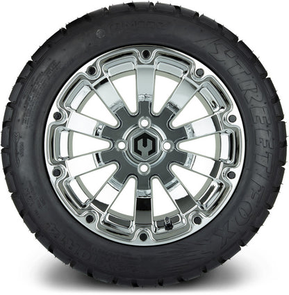 14" MODZ Bomber Chrome - Tire and Wheel Combo