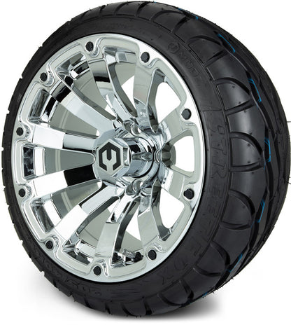 14" MODZ Bomber Chrome - Tire and Wheel Combo