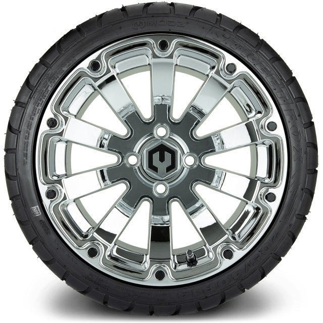 14" MODZ Bomber Chrome - Tire and Wheel Combo