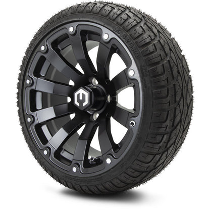 14" MODZ Bomber Matte Black - Tire and Wheel Combo