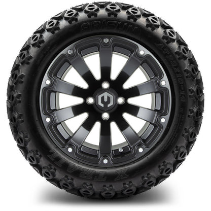 14" MODZ Bomber Matte Black - Tire and Wheel Combo