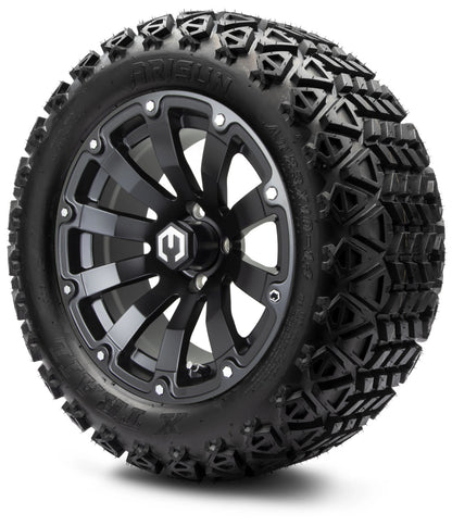 14" MODZ Bomber Matte Black - Tire and Wheel Combo