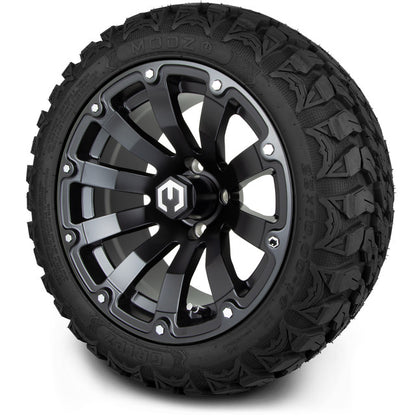 14" MODZ Bomber Matte Black - Tire and Wheel Combo