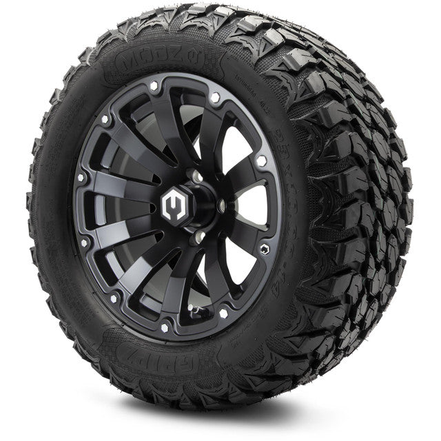 14" MODZ Bomber Matte Black - Tire and Wheel Combo
