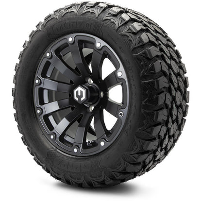 14" MODZ Bomber Matte Black - Tire and Wheel Combo