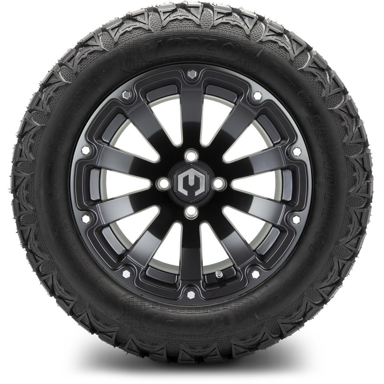 14" MODZ Bomber Matte Black - Tire and Wheel Combo