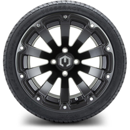 14" MODZ Bomber Matte Black - Tire and Wheel Combo