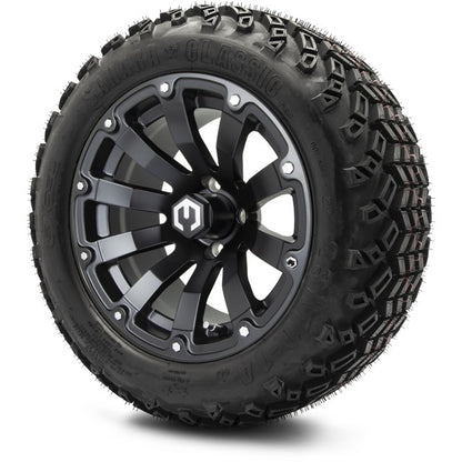 14" MODZ Bomber Matte Black - Tire and Wheel Combo
