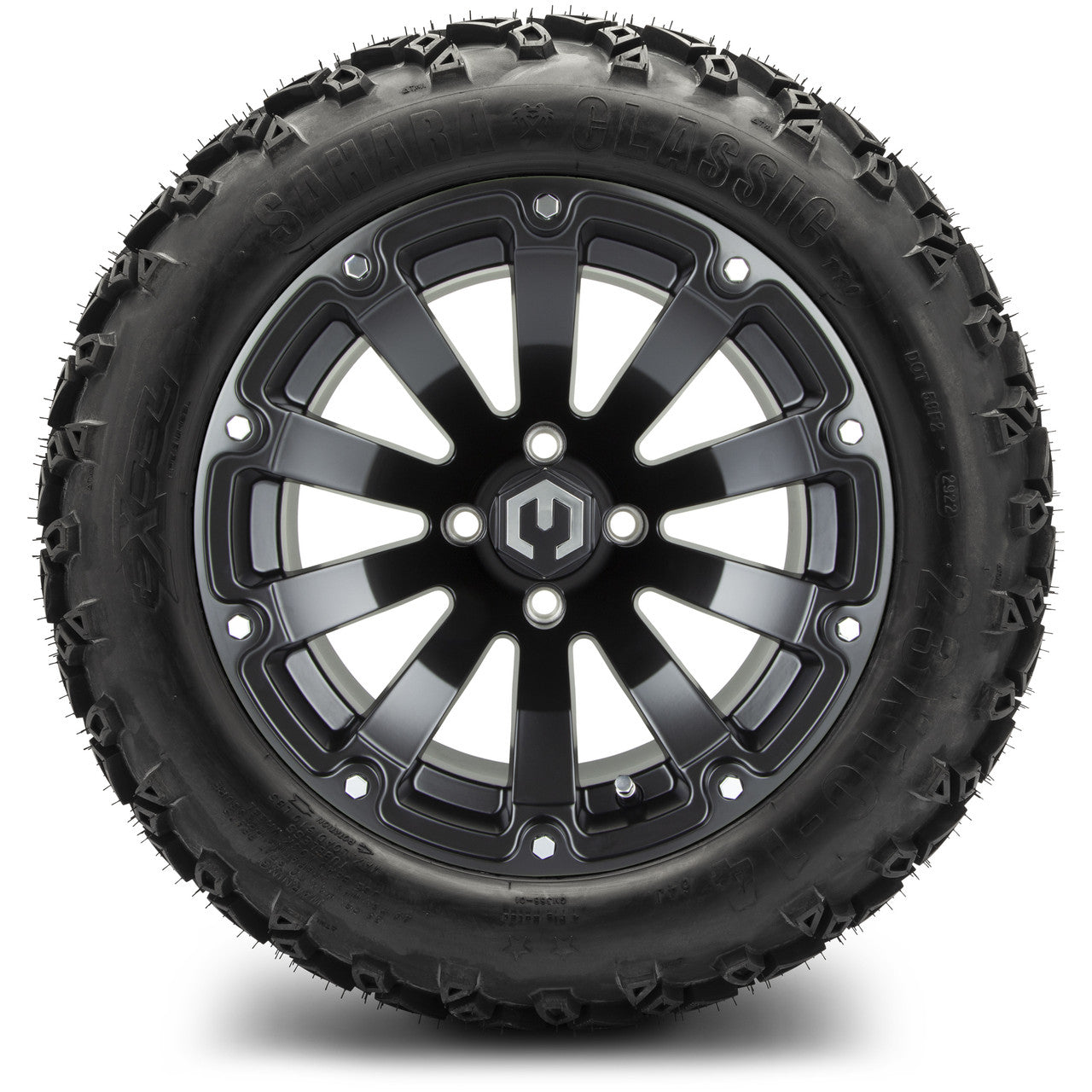 14" MODZ Bomber Matte Black - Tire and Wheel Combo