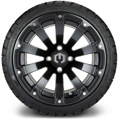 14" MODZ Bomber Matte Black - Tire and Wheel Combo