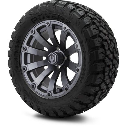 14" MODZ Bomber Matte Gunmetal - Tire and Wheel Combo