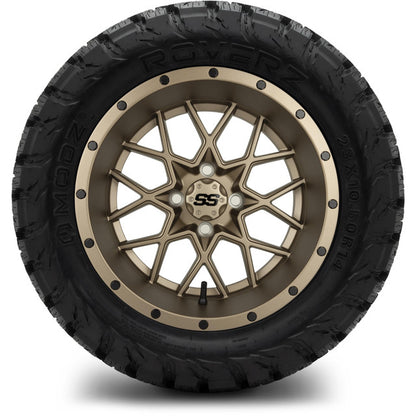 14" MODZ Vortex Matte Bronze - Tire and Wheel Combo