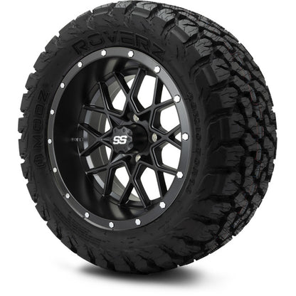 14" MODZ Vortex Matte Black - Tire and Wheel Combo