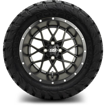 14" MODZ Vortex Matte Black - Tire and Wheel Combo