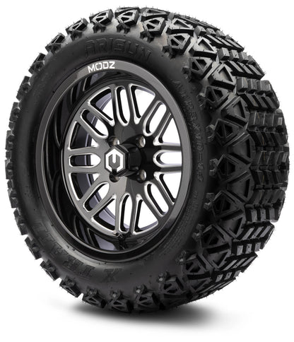 14" MODZ Mayhem Glossy Black - Tire and Wheel Combo