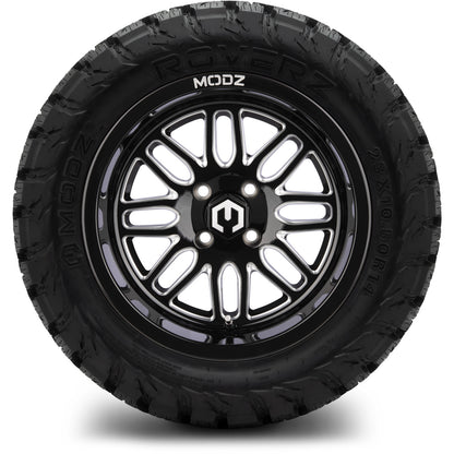 14" MODZ Mayhem Glossy Black - Tire and Wheel Combo