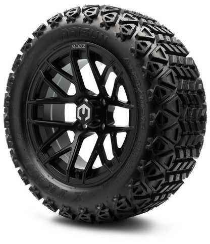 14" MODZ Matrix Matte Black - Tire and Wheel Combo
